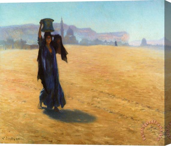 Ludwig Deutsch The Water Carrier Stretched Canvas Print / Canvas Art