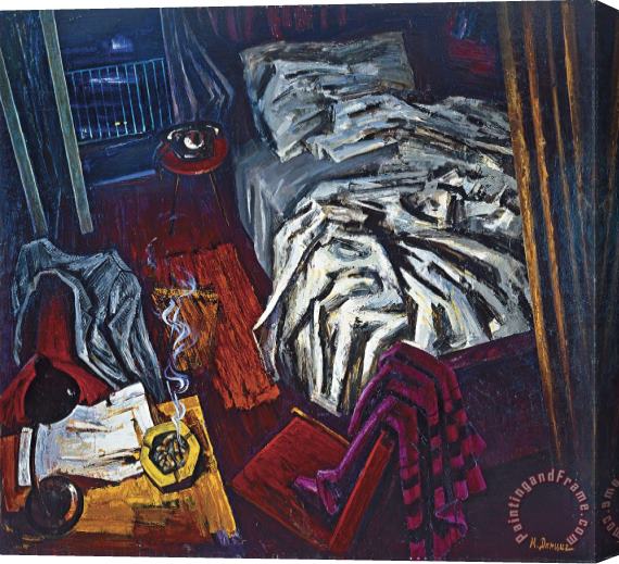 Mai Volfovich Dantsig Sleepless (unmade Bed) Stretched Canvas Print / Canvas Art