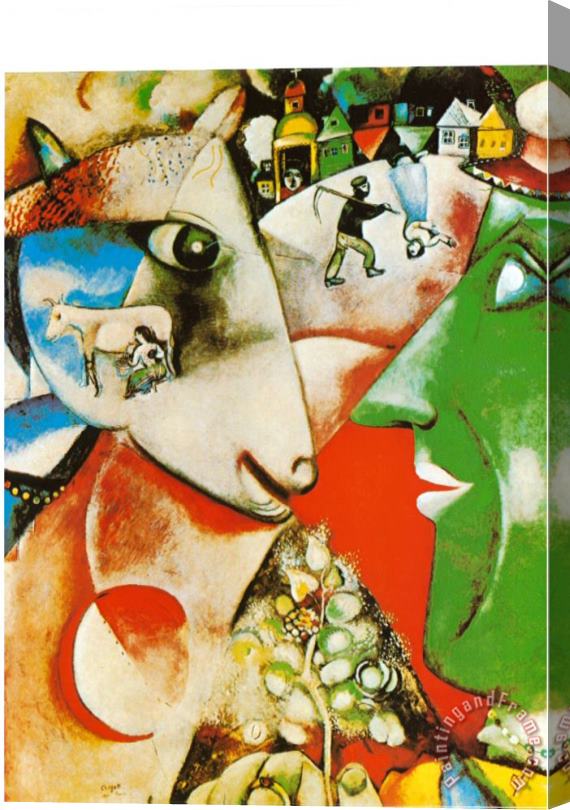 I and the Village (Marc Chagall, 1911) - Project Artist X