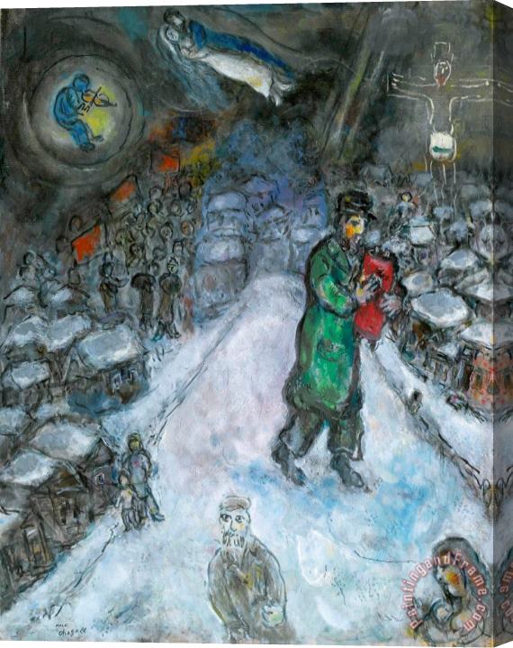 Marc Chagall Le Soir Stretched Canvas Print / Canvas Art
