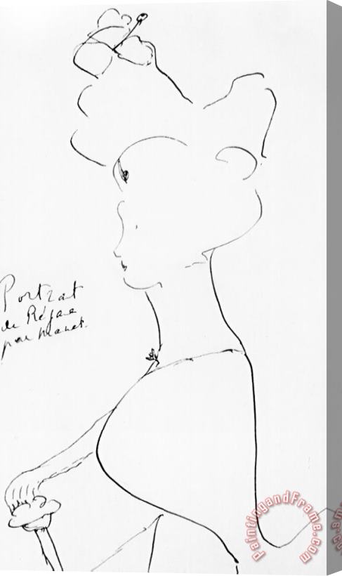 Marcel Proust Rejane Stretched Canvas Print / Canvas Art