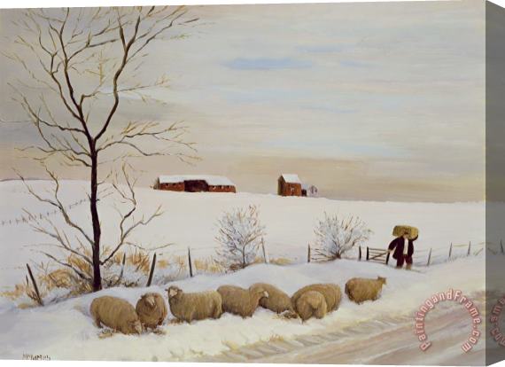 Margaret Loxton Another Hard Winter Stretched Canvas Painting / Canvas Art