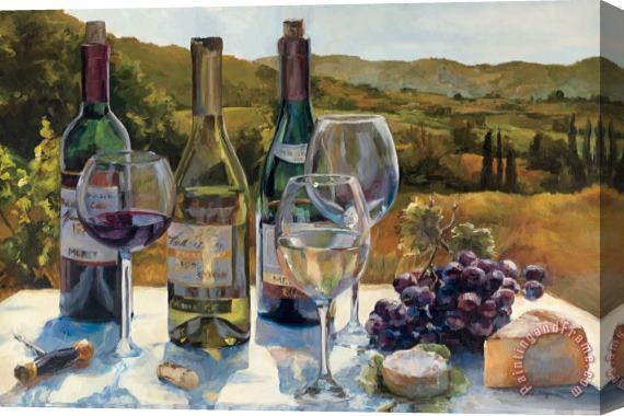 Marilyn Hageman A Wine Tasting Stretched Canvas Painting / Canvas Art
