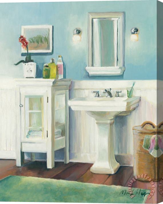 Marilyn Hageman Cape Cod Cottage Sink Stretched Canvas Print / Canvas Art