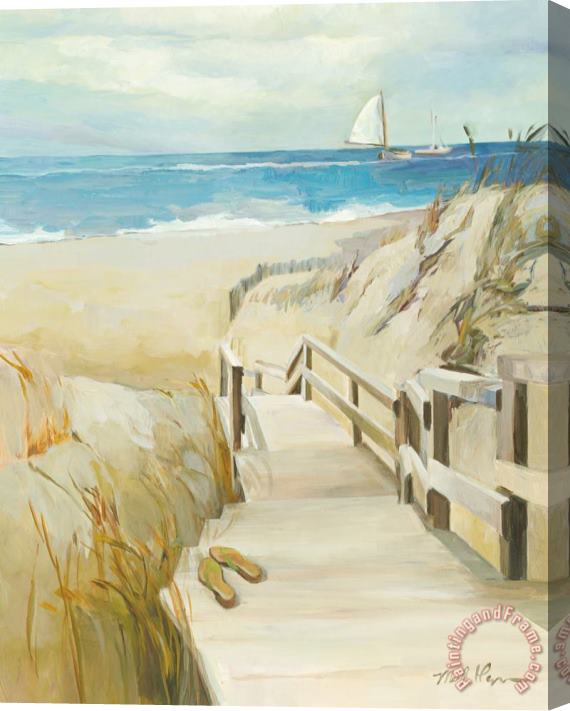 Marilyn Hageman Coastal Escape Stretched Canvas Painting / Canvas Art