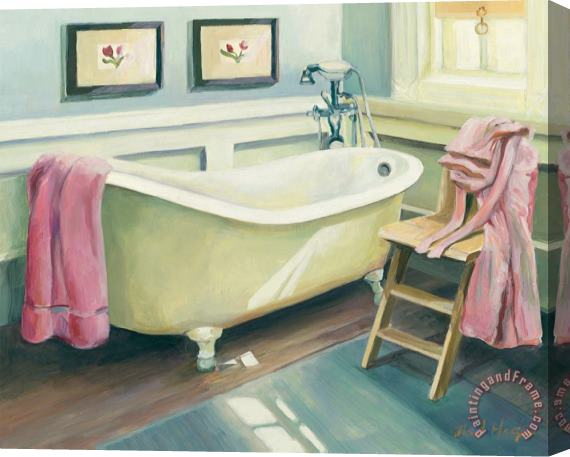 Marilyn Hageman Cottage Bathtub Stretched Canvas Painting / Canvas Art