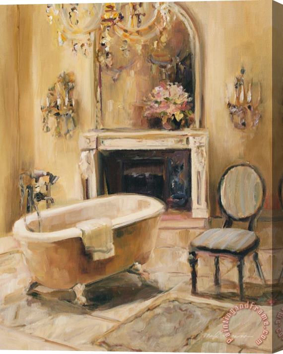 Marilyn Hageman French Bath I Stretched Canvas Painting / Canvas Art