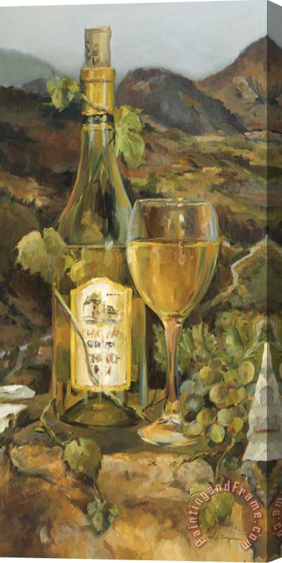 Marilyn Hageman Tuscan Valley White Stretched Canvas Painting / Canvas Art
