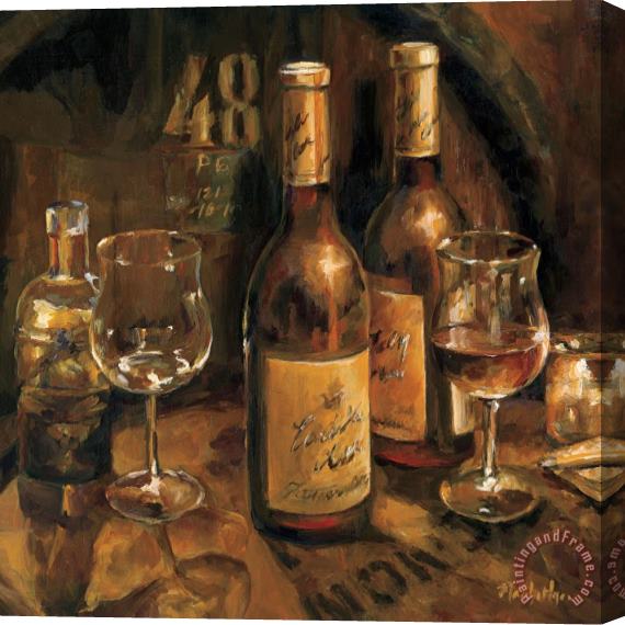 Marilyn Hageman Wine Making Stretched Canvas Painting / Canvas Art