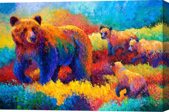 Marion Rose Denali Family Stretched Canvas Print / Canvas Art