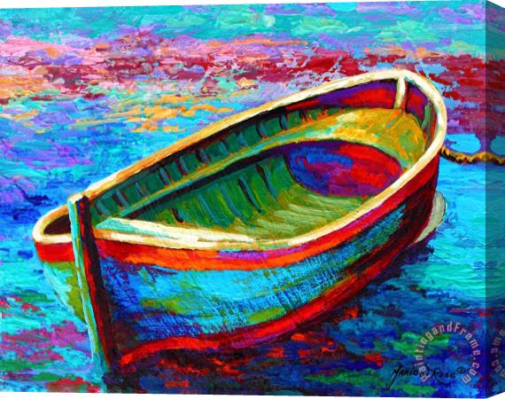 Marion Rose Riviera Boat I Stretched Canvas Painting / Canvas Art