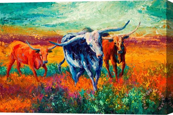 Marion Rose When The Cows Come Home Stretched Canvas Painting / Canvas Art
