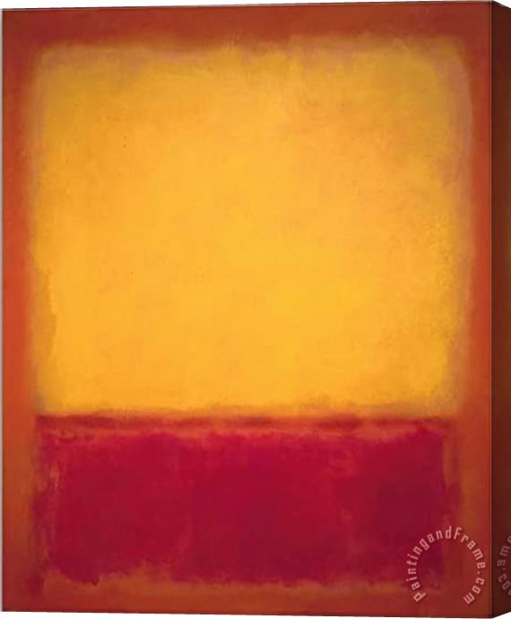 Mark Rothko Pm Stretched Canvas Painting / Canvas Art