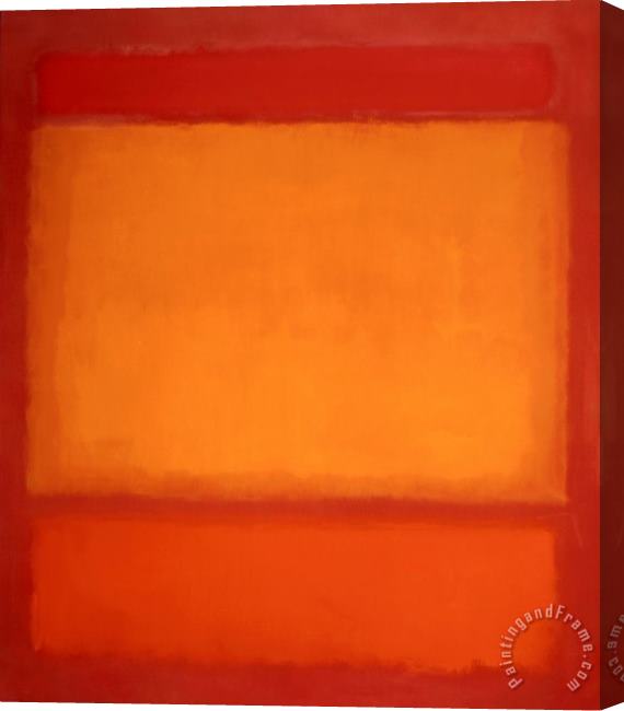 Mark Rothko Red, Orange, Orange on Red Stretched Canvas Print / Canvas Art