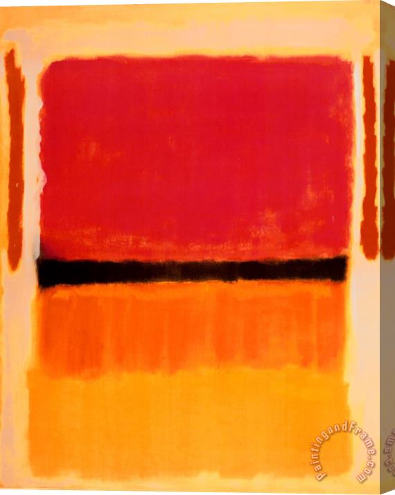 Mark Rothko Untitled Violet Black Orange Yellow on White And Red 1949 Stretched Canvas Painting / Canvas Art