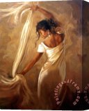 Stretched Canvas Painted