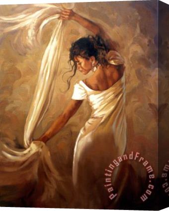 Mark Spain Dance of Satin Stretched Canvas Painting / Canvas Art