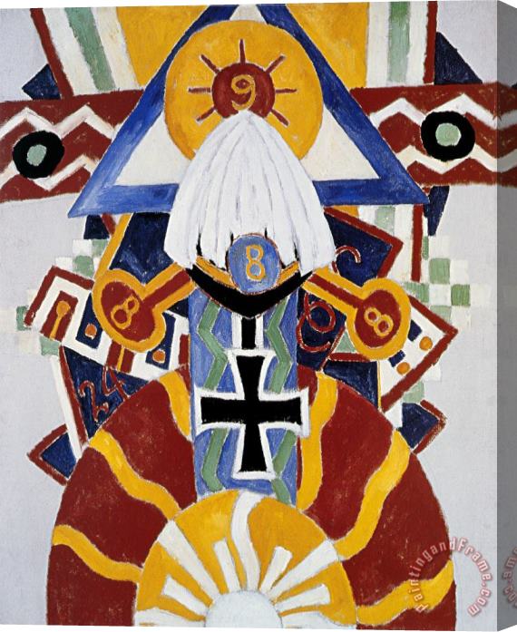 Marsden Hartley Painting Number 49, Berline Stretched Canvas Painting / Canvas Art