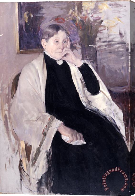 Mary Cassatt Mrs. Robert S. Cassatt, The Artist's Mother Stretched Canvas Print / Canvas Art