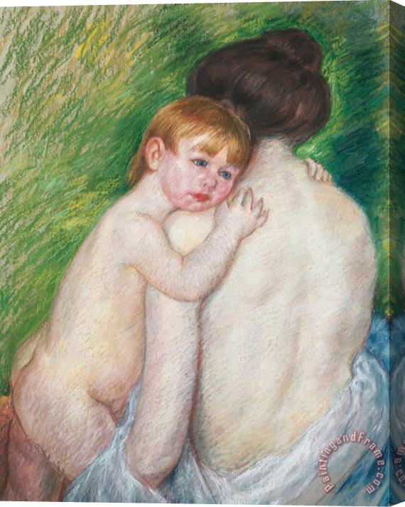 Mary Cassatt Stevenson The Bare Back Stretched Canvas Painting / Canvas Art