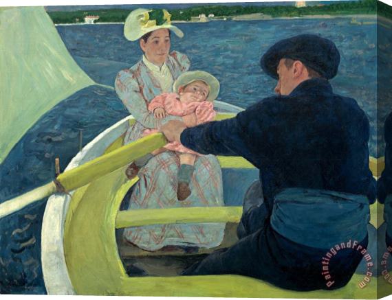 Mary Cassatt The Boating Party Stretched Canvas Painting / Canvas Art