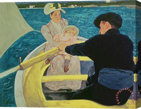 Mary Stevenson Cassatt The Boating Party Stretched Canvas Painting / Canvas Art