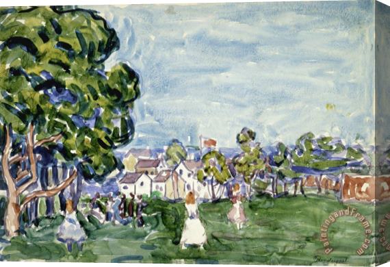 Maurice Brazil Prendergast Summer Day, New England Stretched Canvas Painting / Canvas Art