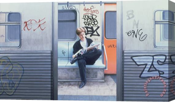 Max Ferguson Take the A Train Stretched Canvas Print / Canvas Art