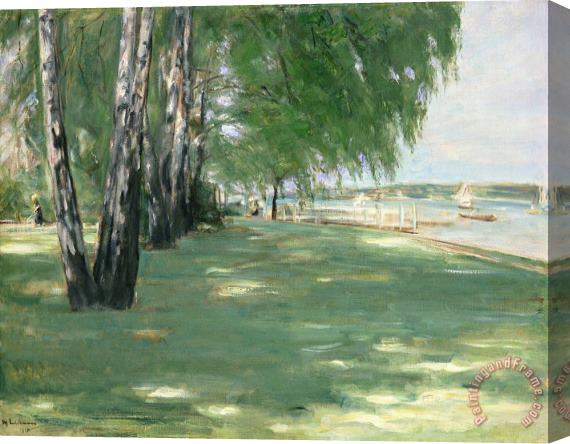Max Liebermann The Garden of the Artist in Wannsee Stretched Canvas Print / Canvas Art