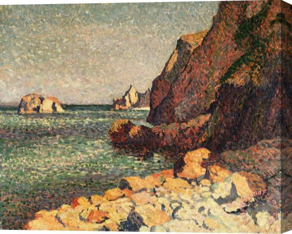Maximilien Luce Sea And Rocks at Agay Stretched Canvas Painting / Canvas Art