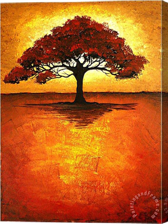 Megan Aroon Duncanson Double Trouble II Stretched Canvas Painting / Canvas Art