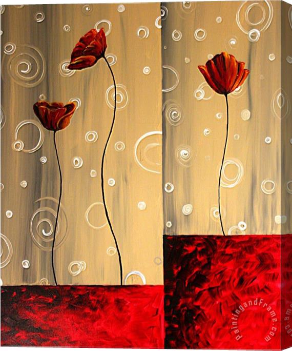 Megan Aroon Duncanson Threes a Crowd Stretched Canvas Painting / Canvas Art