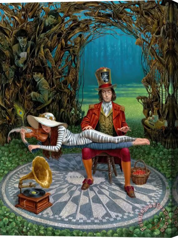 Michael Cheval Imagine III Stretched Canvas Print / Canvas Art