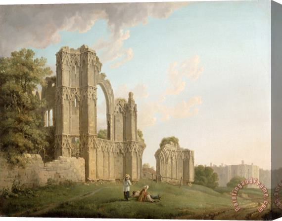 Michael Rooker St Mary's Abbey -York Stretched Canvas Painting / Canvas Art