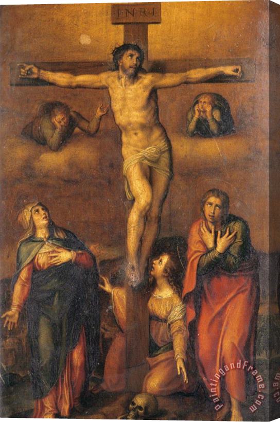 Michelangelo Buonarroti Crucifixion 1540 Stretched Canvas Painting / Canvas Art