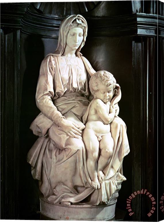 Michelangelo Buonarroti Madonna And Child Stretched Canvas Print / Canvas Art