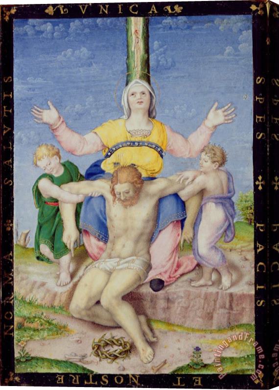 Michelangelo Buonarroti Pieta Oil on Panel Stretched Canvas Print / Canvas Art