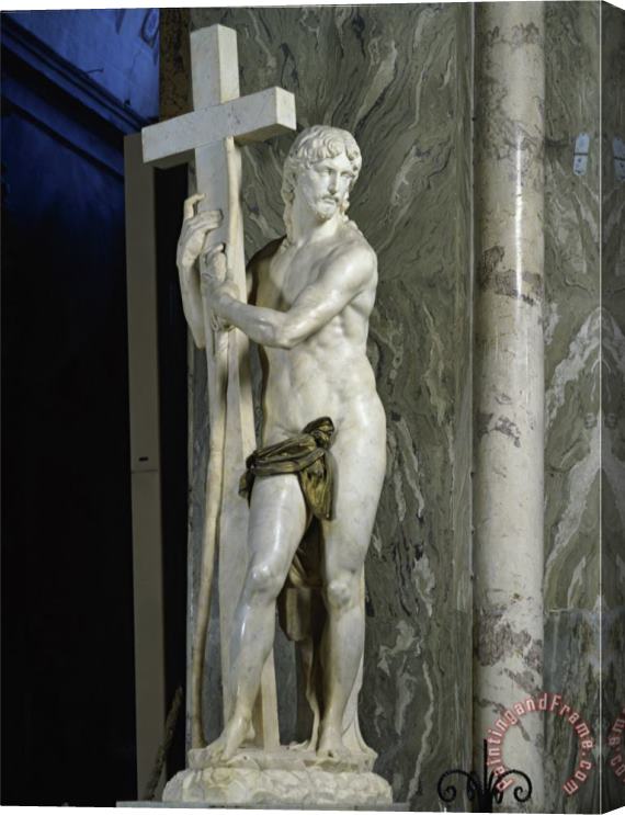 Michelangelo Buonarroti Risen Christ Stretched Canvas Print / Canvas Art