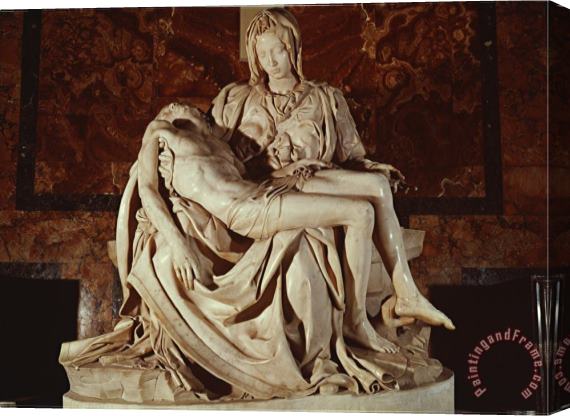 Michelangelo Buonarroti The Pieta Stretched Canvas Print / Canvas Art