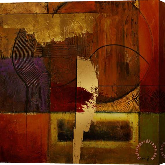 Mike Klung Opulent Relief II Stretched Canvas Print / Canvas Art