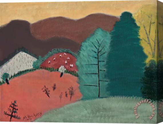 Milton Avery Early Spring, 1944 Stretched Canvas Painting / Canvas Art