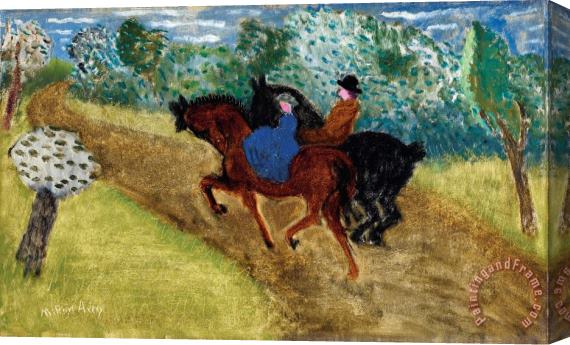 Milton Avery Riders, 1929 Stretched Canvas Print / Canvas Art