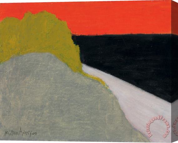 Milton Avery Twilight Sea, 1958 Stretched Canvas Print / Canvas Art