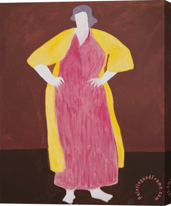 Milton Avery Yellow Robe, 1960 Stretched Canvas Painting / Canvas Art