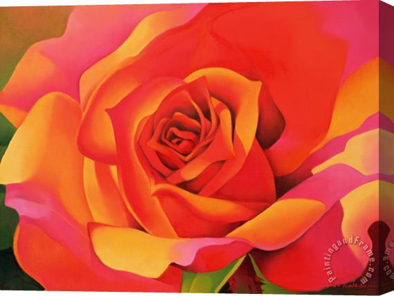 Myung-Bo Sim A Rose - Transformation into the Sun Stretched Canvas Painting / Canvas Art
