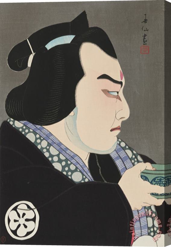 Natori Shunsen The Actor Bando Juzaburo III As Mizuhiki No Seigoro Stretched Canvas Painting / Canvas Art