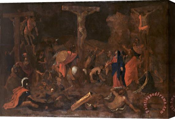 Nicolas Poussin The Crucifixion Stretched Canvas Painting / Canvas Art