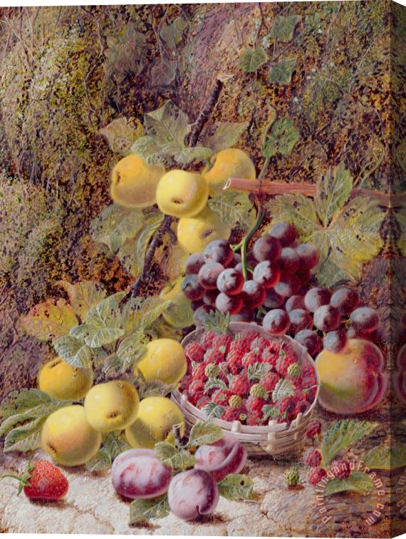 Oliver Clare Still Life with Fruit Stretched Canvas Print / Canvas Art