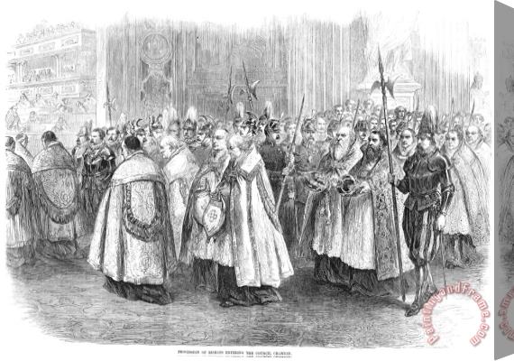 Others 1st VATICAN COUNCIL, 1869 Stretched Canvas Print / Canvas Art