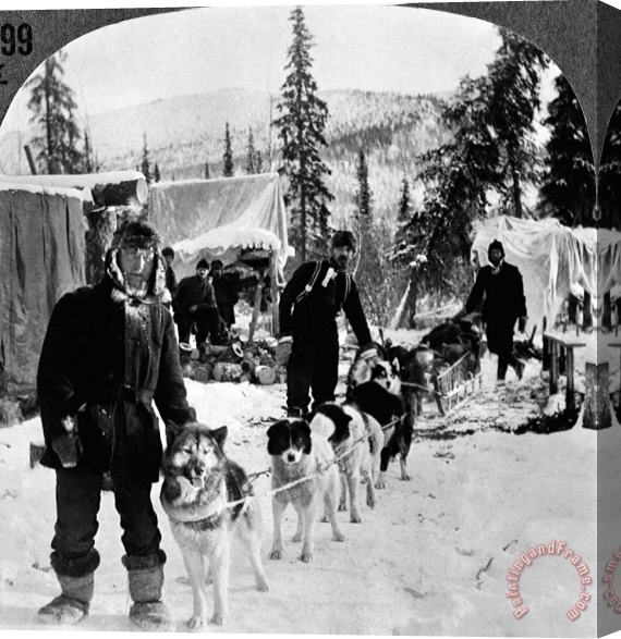 Others ALASKAN DOG SLED, c1900 Stretched Canvas Painting / Canvas Art